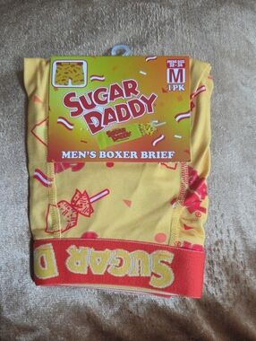 Men’s Sugar Daddy Yellow Boxer Brief